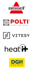 DGH Austria mit BISSELL, Polti, Vitesy, heat it