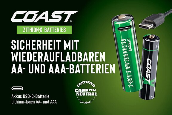 COAST ZX Batterien