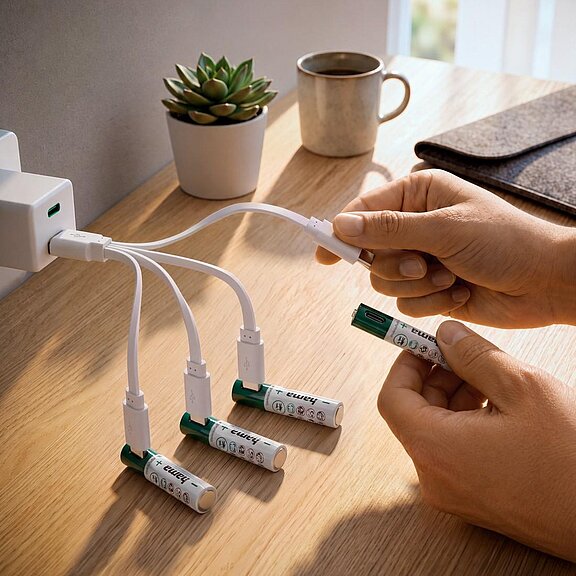 Hama Li-Ion-Akku mit USB-C