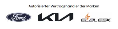 Fahrzeuge von Ford und Kia - Elektro, Hybrid, Benzin, Diesel